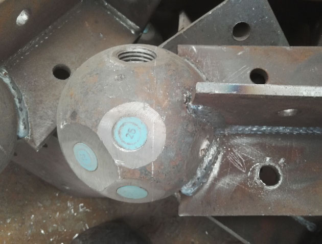 江门螺栓球球塞，网架配件